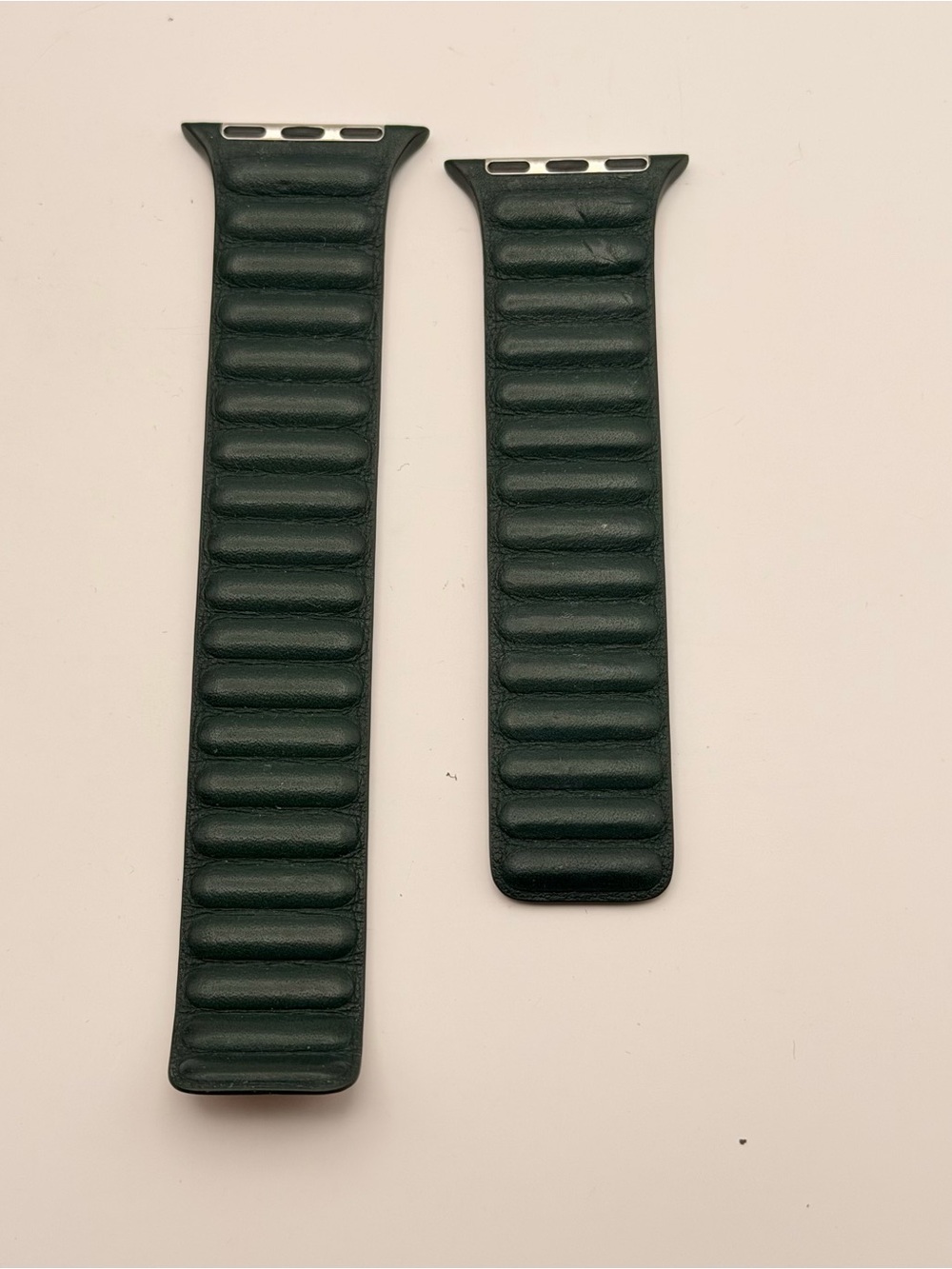 Apple Watch OEM Leather Link 41/38/40MM Sequoia Green S/M